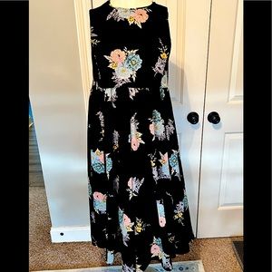 Women’s Torrid size 20 maxi floral dress sleeveless
